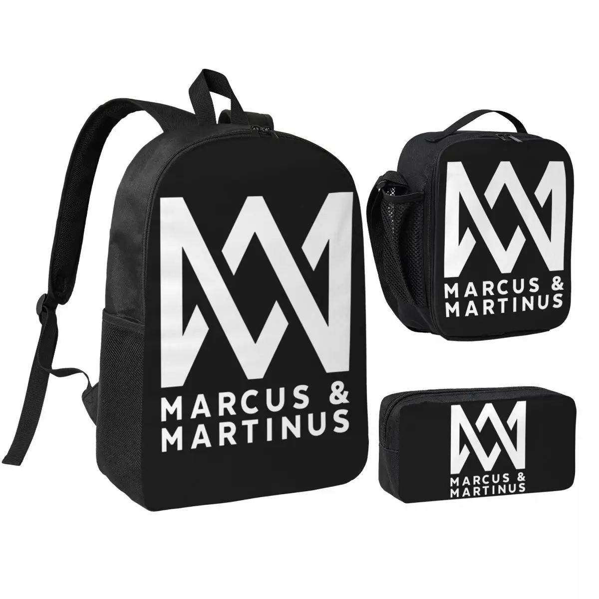 Marcus Martinus Logo Backpack Student BookBag School Bag Shoulder Bags 3ps Insulated Lunch Bag Pencil Case
Marcus Martinus Logo Backpack Student BookBag School Bag Shoulder Bags 3ps Insulated Lunch Bag Pencil Case