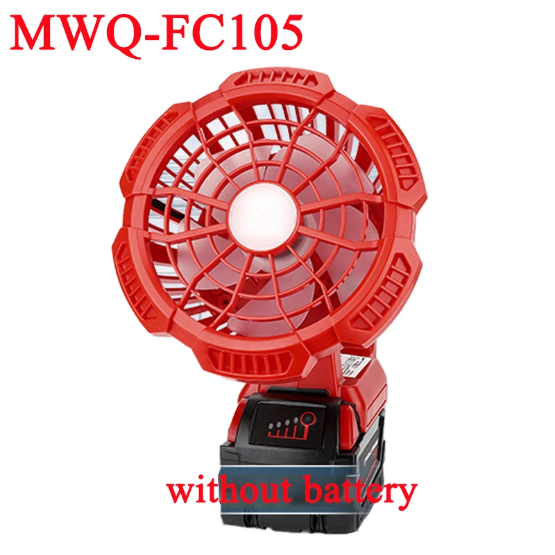 Portable Handheld Fan for Milwaukee 18V Batteries Rechargeable Camping Fan with Remote Control, 3 Wind Speed/Light Adjustable
Portable Handheld Fan for Milwaukee 18V Batteries Rechargeable Camping Fan with Remote Control, 3 Wind Speed/Light Adjustable