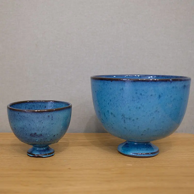 Nordic Style High Footed Bowl Home Use Glazed under Color Coarse Ceramics Soup Bowl Fruit Bowl Creative Dinnerware Set
Nordic Style High Footed Bowl Home Use Glazed under Color Coarse Ceramics Soup Bowl Fruit Bowl Creative Dinnerware Set