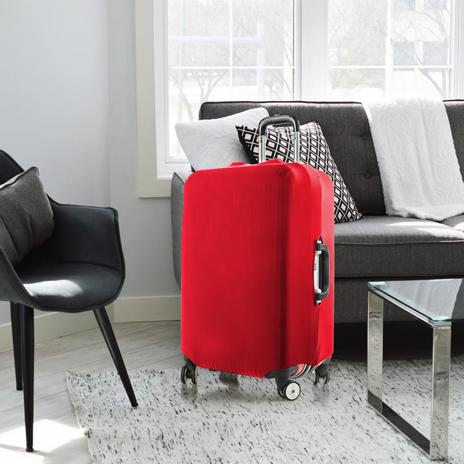 Travel Luggage Cover 26-30 Inches Elastic Protective Dustproof Suitcase Trolley Case Cover High Stretch Luggage Case Protector
Travel Luggage Cover 26-30 Inches Elastic Protective Dustproof Suitcase Trolley Case Cover High Stretch Luggage Case Protector