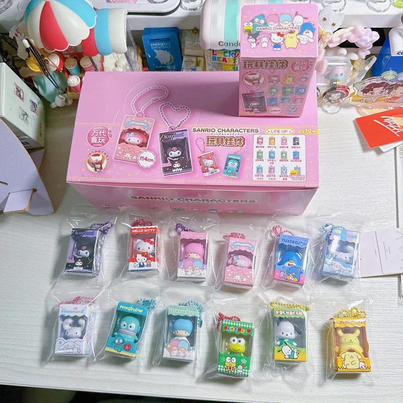 BANDAI Sanrio Characters Blind Box Mini Transparent Window Collectible Figure Keychain Bag Pendant Decor Ornament For Collection
BANDAI Sanrio Characters Blind Box Mini Transparent Window Collectible Figure Keychain Bag Pendant Decor Ornament For Collection