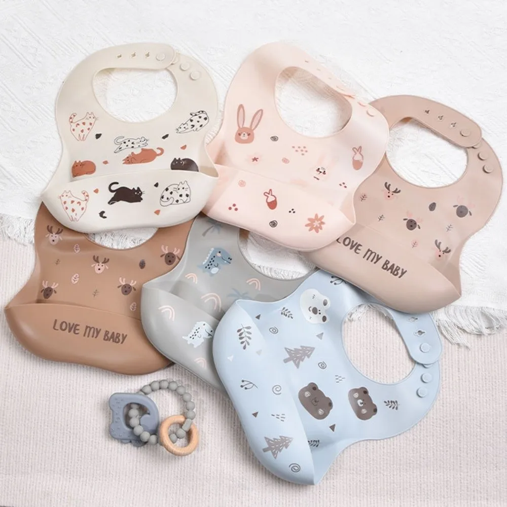Soft Feeding Bib Skin-Friendly Adjustable Neckband Toddler Silicone Bib Fashionable Design Easy to Clean
Soft Feeding Bib Skin-Friendly Adjustable Neckband Toddler Silicone Bib Fashionable Design Easy to Clean