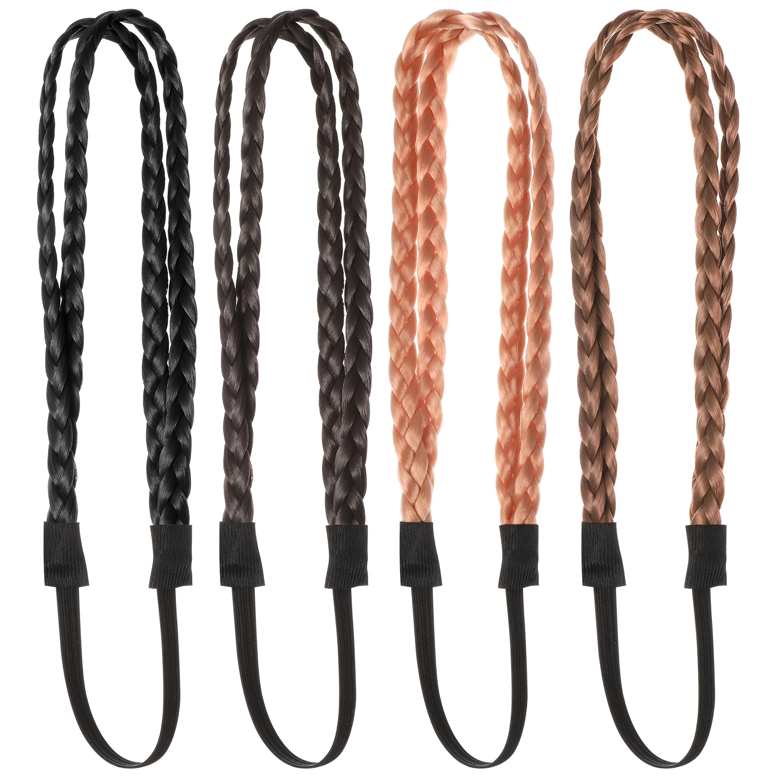 Hairband Headband 4 Pcs Girls Women Elastic Stretchy Seamless Double Rope Comfort Anti Slip Widened Hair Tie Practical
Hairband Headband 4 Pcs Girls Women Elastic Stretchy Seamless Double Rope Comfort Anti Slip Widened Hair Tie Practical