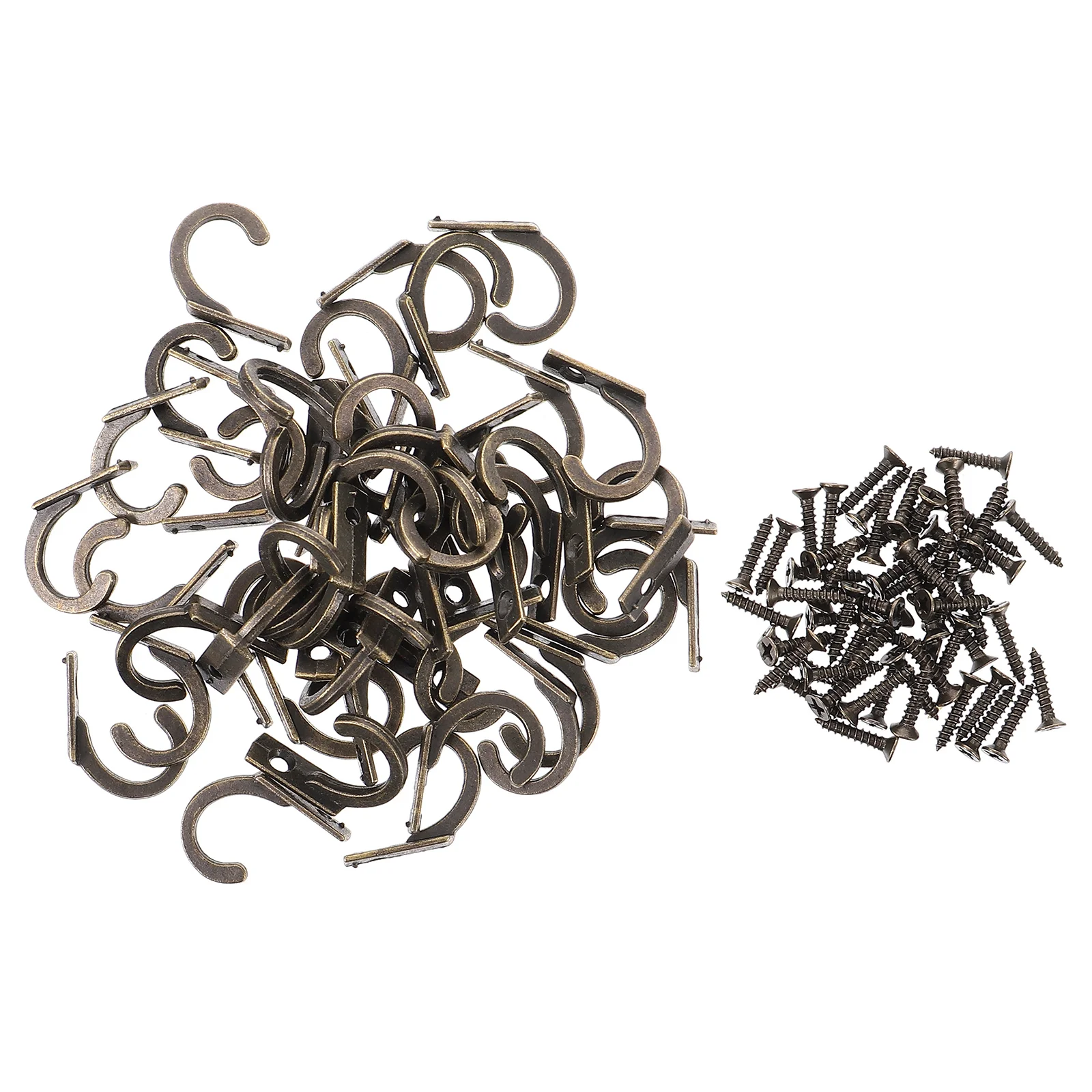 50 Pcs Zinc Alloy Hooks Single Row Retro Bathroom Towel Wall Mount Decorative Furniture Universal Storage
50 Pcs Zinc Alloy Hooks Single Row Retro Bathroom Towel Wall Mount Decorative Furniture Universal Storage
