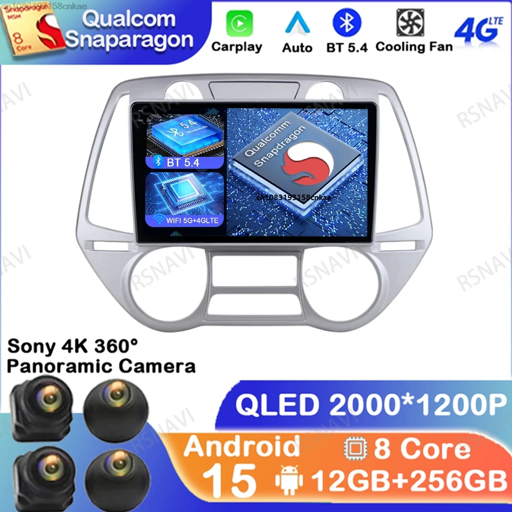 Android 15 For Hyundai I20 2008 - 2012 Viedo Player Navigation DVD Multimedia QLED Head Unit 5G WIFI 4G LTE DSP Autoradio GPS BT
Android 15 For Hyundai I20 2008 - 2012 Viedo Player Navigation DVD Multimedia QLED Head Unit 5G WIFI 4G LTE DSP Autoradio GPS BT