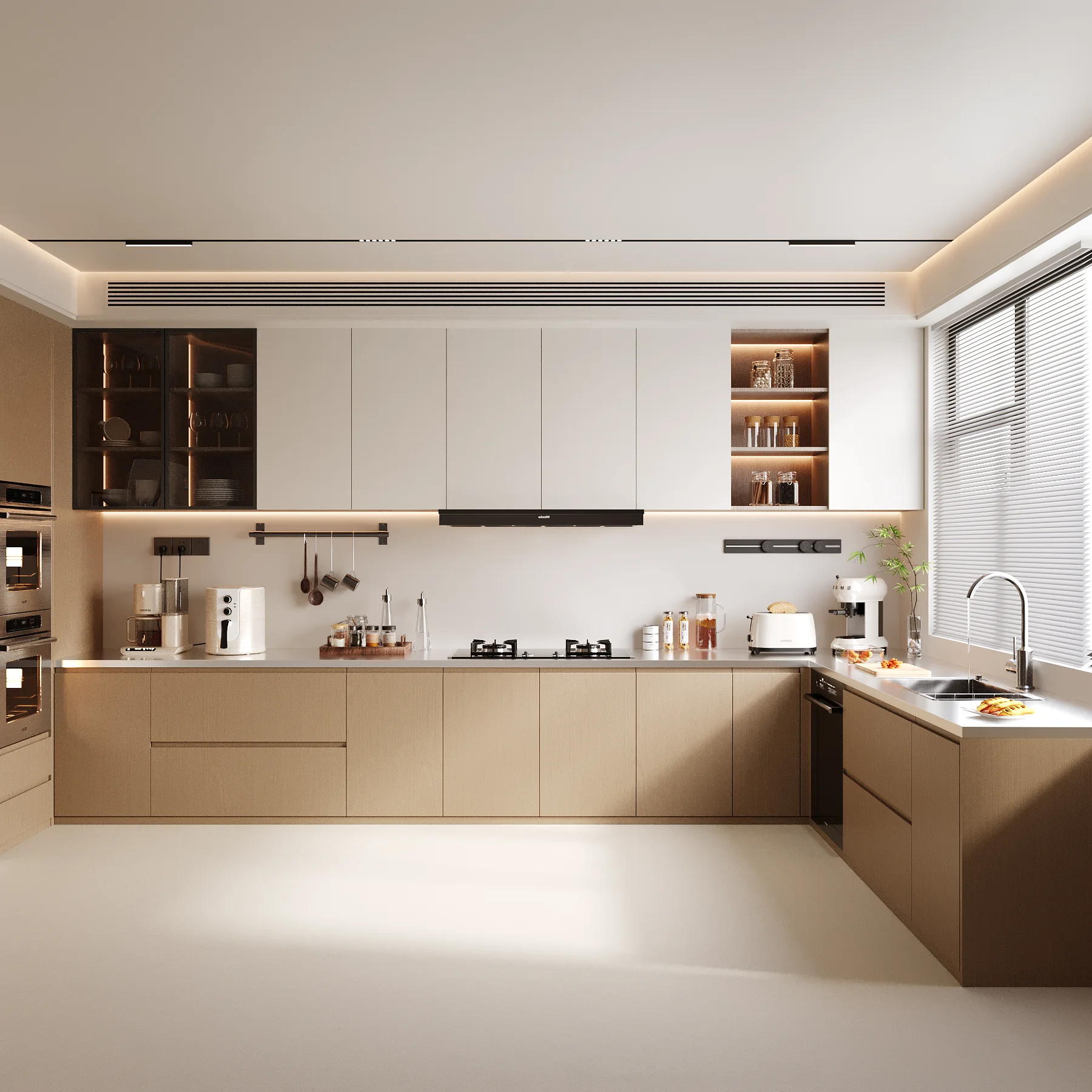 304 Integral Stainless Steel Cabinet, Kitchen, Countertop Thickened Cabinet, All-steel Integrated Cabinet
304 Integral Stainless Steel Cabinet, Kitchen, Countertop Thickened Cabinet, All-steel Integrated Cabinet