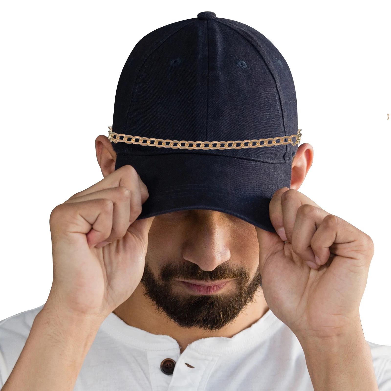 Chain Cap Chain Decorative Chains for Hats Baseball Caps Accessories Mesh Hat Chains Bill Decor Trucker Hat 
Chain Cap Chain Decorative Chains for Hats Baseball Caps Accessories Mesh Hat Chains Bill Decor Trucker Hat