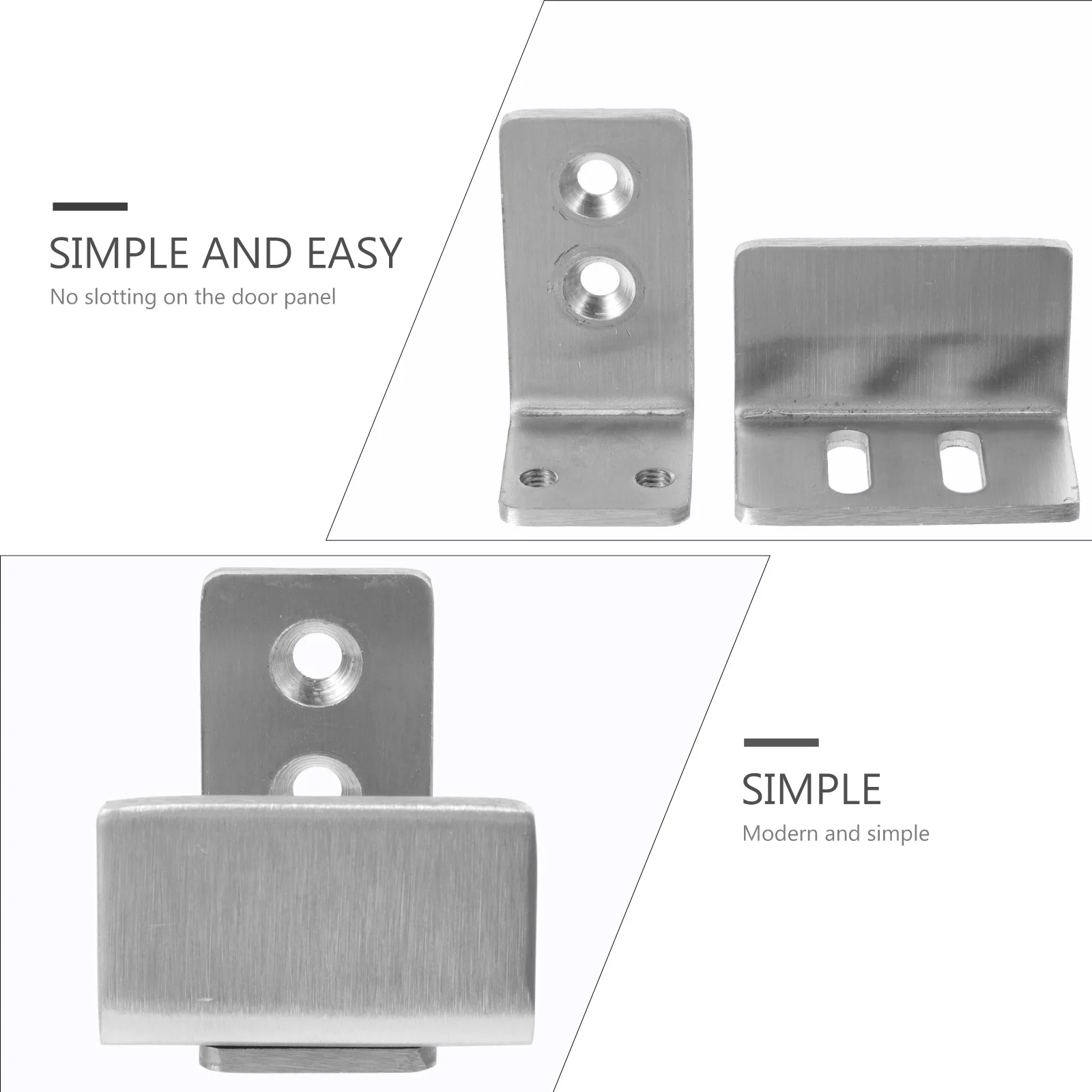 2Pcs Sliding Barn Door Track Hardware Stainless Steel Bottom Floor Guide Adjustable Stay Roller for Smooth Door Operation No
2Pcs Sliding Barn Door Track Hardware Stainless Steel Bottom Floor Guide Adjustable Stay Roller for Smooth Door Operation No