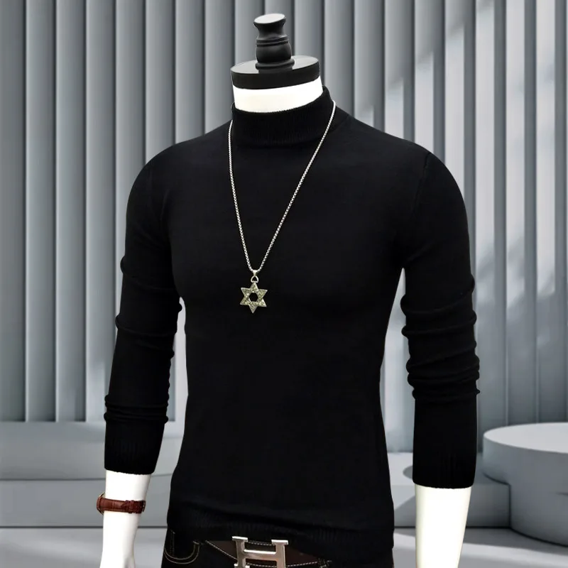 Men's High-End Slim Fit Thermal Knit Sweater f High Ne Warm Versatile Sli Base irt for Autumn Winter Casual Wear
Men's High-End Slim Fit Thermal Knit Sweater f High Ne Warm Versatile Sli Base irt for Autumn Winter Casual Wear