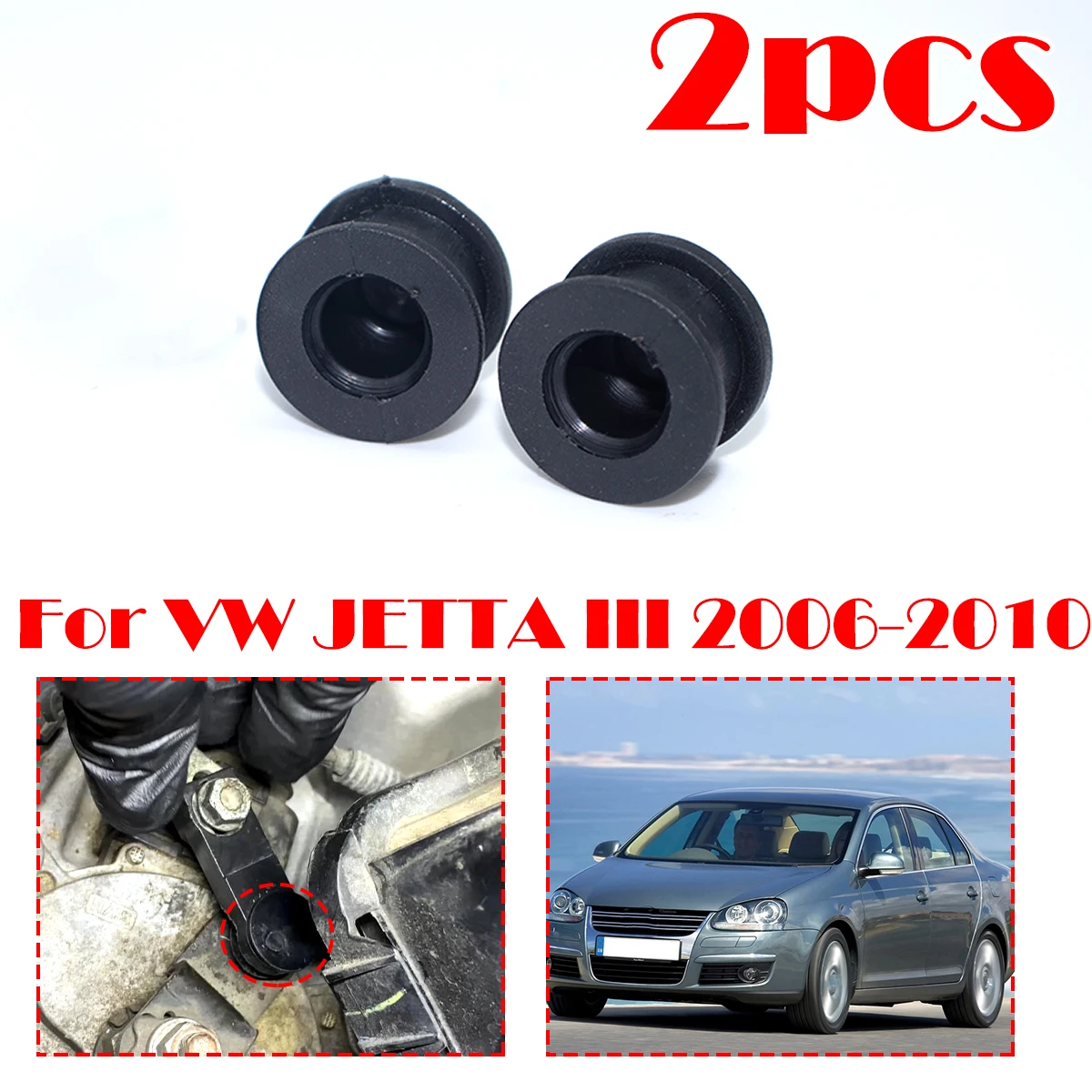 2Pcs Gear Shifter Cable Bushing For VW Jetta III mk3 2006-2010 Automatic Connector Gearbox Linkage Rubber Bush Trans 09G321397A
2Pcs Gear Shifter Cable Bushing For VW Jetta III mk3 2006-2010 Automatic Connector Gearbox Linkage Rubber Bush Trans 09G321397A