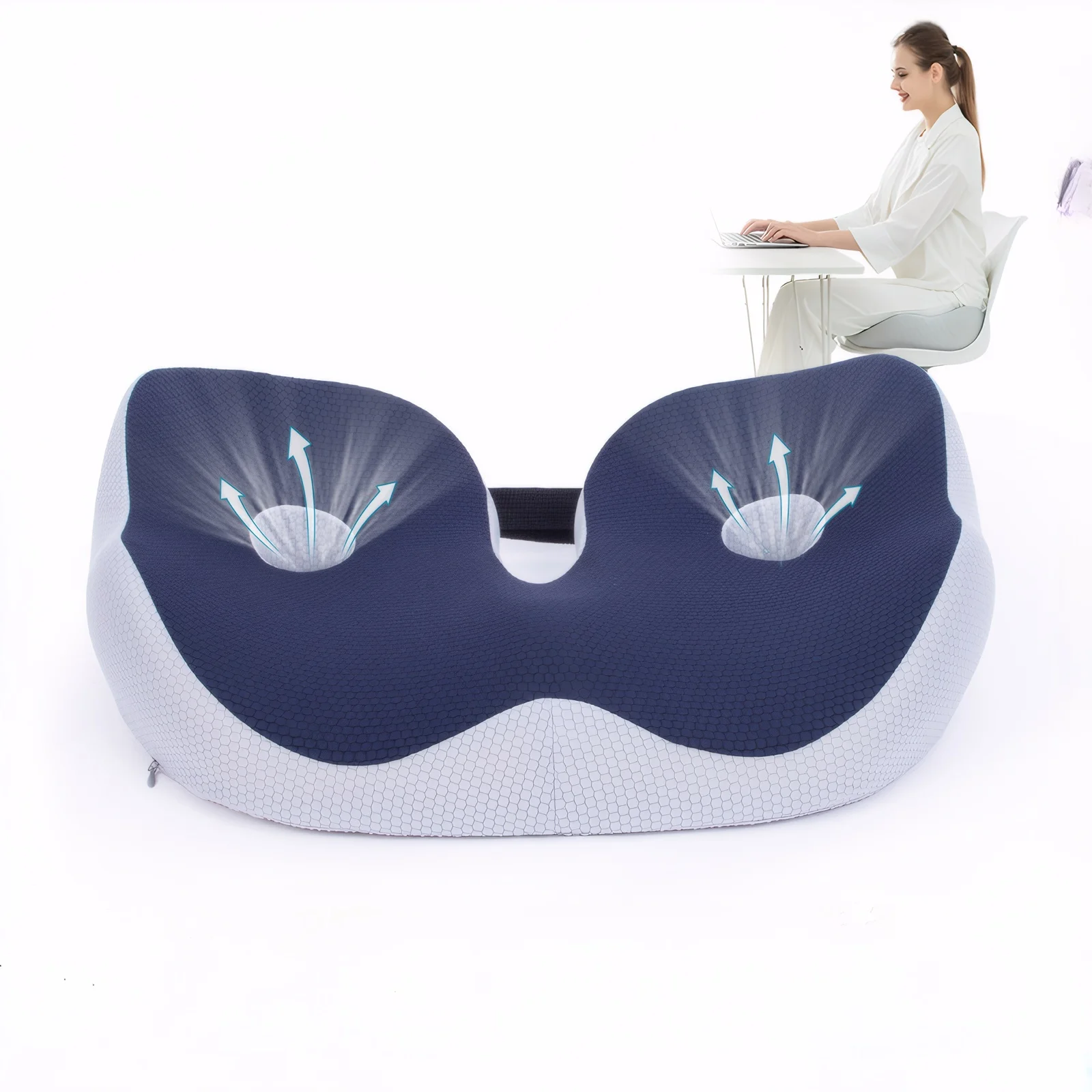 Memory Foam Chair Cushion for Buttocks Hemorrhoids Long Sitting Office Anti Slip Seat Pad for Beauty Thickening Back Support
Memory Foam Chair Cushion for Buttocks Hemorrhoids Long Sitting Office Anti Slip Seat Pad for Beauty Thickening Back Support