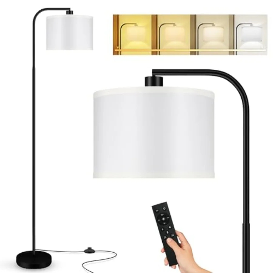 Dimmable Floor Lamp for Living Room, Arc Sofa Lamps with Remote Control, Stepless Dimmable and Colors Temperature, 2700k-6500k,
Dimmable Floor Lamp for Living Room, Arc Sofa Lamps with Remote Control, Stepless Dimmable and Colors Temperature, 2700k-6500k,