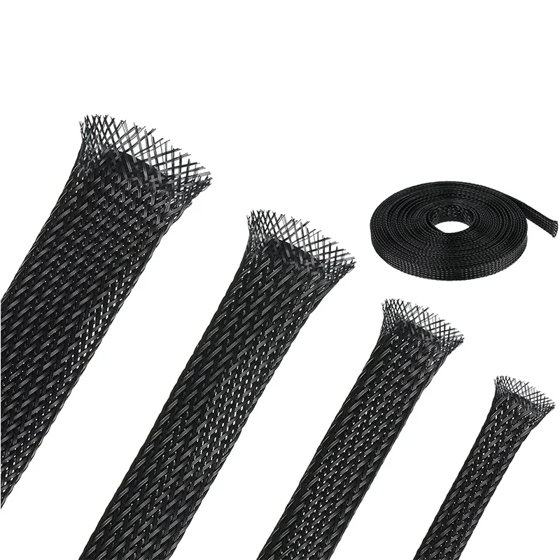 PET Expandable Braided Sleeving 20-35mm Black 2M Flame-Retardant PET/Nylon for Auto/PC Wire Harness
PET Expandable Braided Sleeving 20-35mm Black 2M Flame-Retardant PET/Nylon for Auto/PC Wire Harness