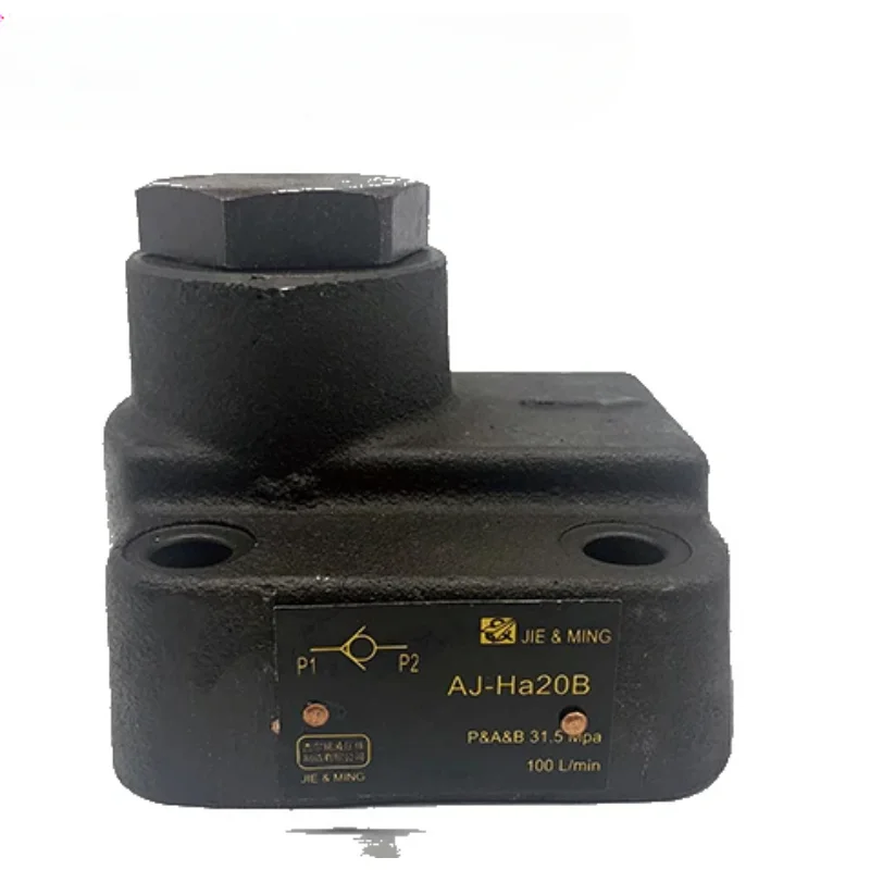 Hydraulic right angle one-way valve AJ-Ha10B/20B/32B check DF-B10H/20 check safety valve
Hydraulic right angle one-way valve AJ-Ha10B/20B/32B check DF-B10H/20 check safety valve