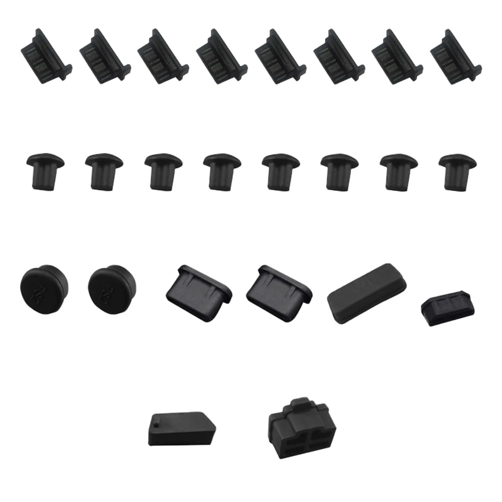 24pcs USB Cover Set Anti Computer CPU Ports Silicone Protector Anti Dust Plug PC DIY Hardware Cable Interface
24pcs USB Cover Set Anti Computer CPU Ports Silicone Protector Anti Dust Plug PC DIY Hardware Cable Interface