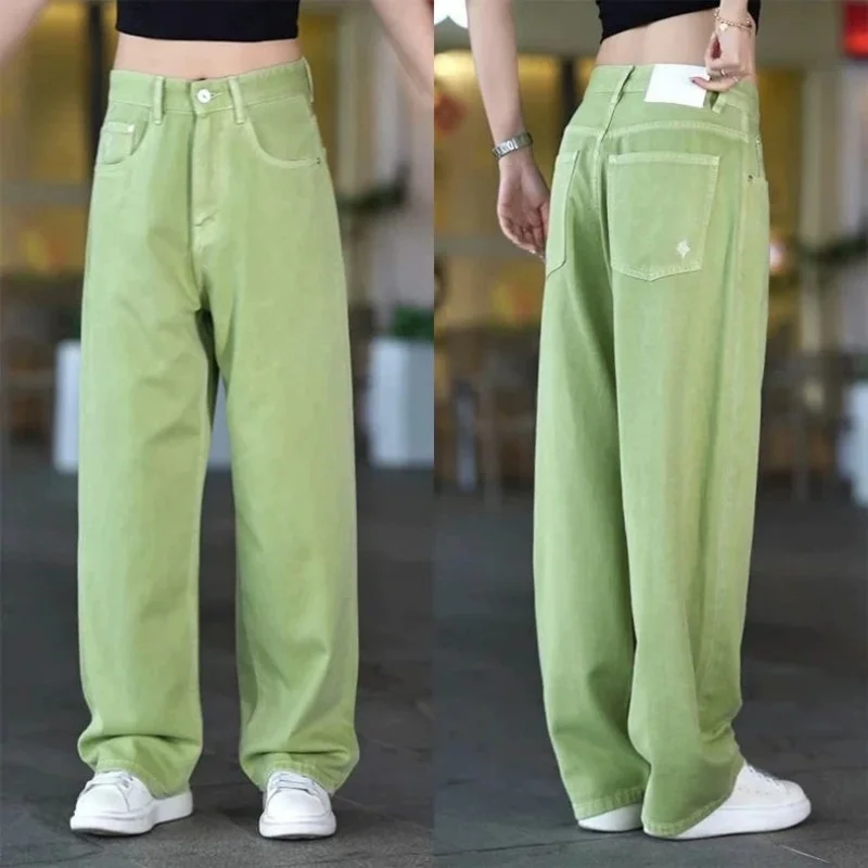 Spring and Autumn New Fashion Trendy American Retro Green Straight-Leg Jeans Men's Casual Loose Sporty High-Quality Jeans
Spring and Autumn New Fashion Trendy American Retro Green Straight-Leg Jeans Men's Casual Loose Sporty High-Quality Jeans