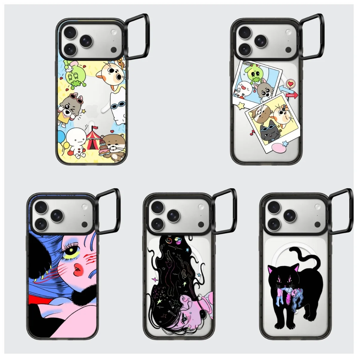 Cartoon Girl Black Cat Camera Ring Stand Acrylic Magnetic Cover for IPhone 12 13 14 15 16 17 Pro Max Case for IPhone 17Pro
Cartoon Girl Black Cat Camera Ring Stand Acrylic Magnetic Cover for IPhone 12 13 14 15 16 17 Pro Max Case for IPhone 17Pro