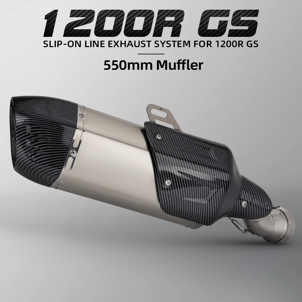For BMW R1200R R1200RS R1200GS R1200ADV R1250R R1250RS R1250GS R1250ADV Motorcycle Slip on Line Exhaust Tail Tube Muffler Kit
For BMW R1200R R1200RS R1200GS R1200ADV R1250R R1250RS R1250GS R1250ADV Motorcycle Slip on Line Exhaust Tail Tube Muffler Kit