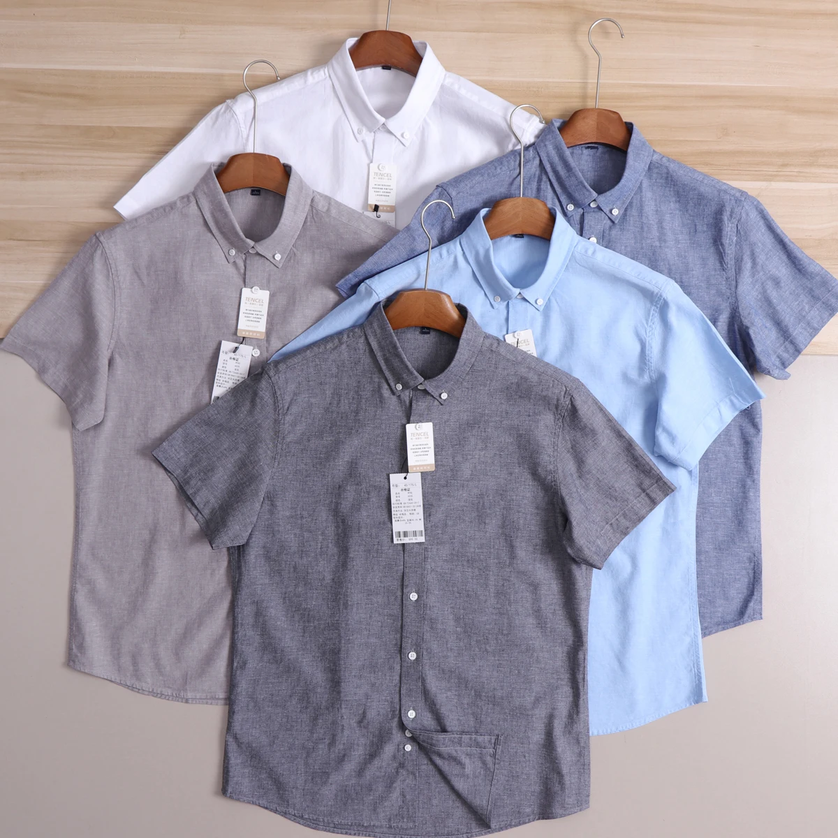 Linen Lyocell Men's Basic Short Sleeve Shirt Breathable Commute Casual Style Spring Summer Lightweight Versatile Business Shirt
Linen Lyocell Men's Basic Short Sleeve Shirt Breathable Commute Casual Style Spring Summer Lightweight Versatile Business Shirt