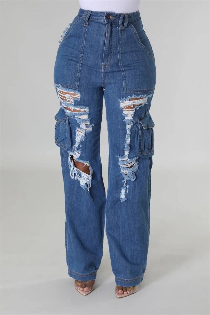 ZOMIGHT Summer Thin Cotton Blend Pockets Wide Leg Stretch Blue Cargo Jeans Women High Waist Baggy Denim Pants Loose Streetwears
ZOMIGHT Summer Thin Cotton Blend Pockets Wide Leg Stretch Blue Cargo Jeans Women High Waist Baggy Denim Pants Loose Streetwears