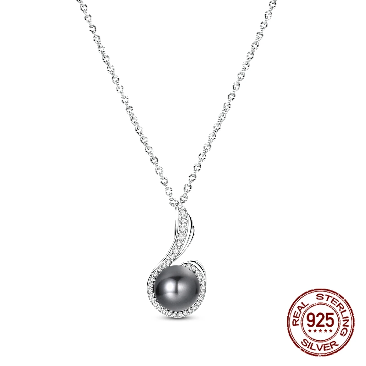 925 Sterling Silver Tahitian Black Pearl Pendant Necklace for Women Fashion Anniversary Birthday Jewelry Gifts
925 Sterling Silver Tahitian Black Pearl Pendant Necklace for Women Fashion Anniversary Birthday Jewelry Gifts