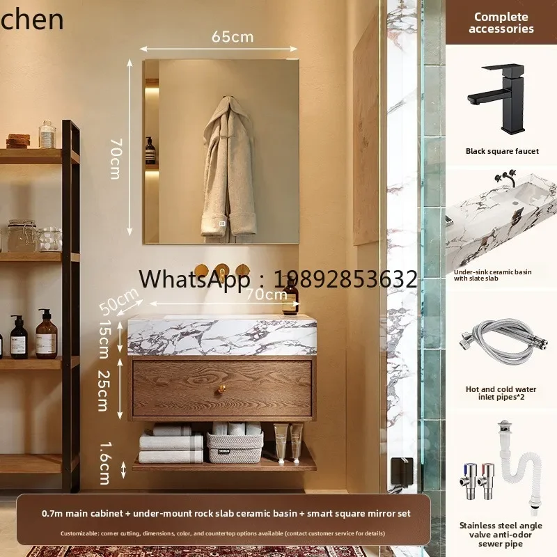 H8- Vintage Style Bathroom Cabinet Set with Seamless Ceramic Basin and Integrated Sink for Bathroom Washroom
H8- Vintage Style Bathroom Cabinet Set with Seamless Ceramic Basin and Integrated Sink for Bathroom Washroom
