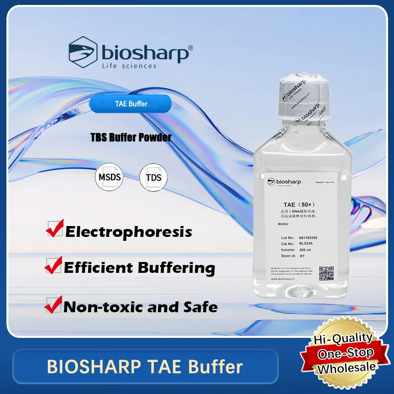 Буфер BIOSHARP TAE для приложения электрофореза и молекулярной биологии ДНК, оригинальный продукт
Буфер BIOSHARP TAE для приложения электрофореза и молекулярной биологии ДНК, оригинальный продукт