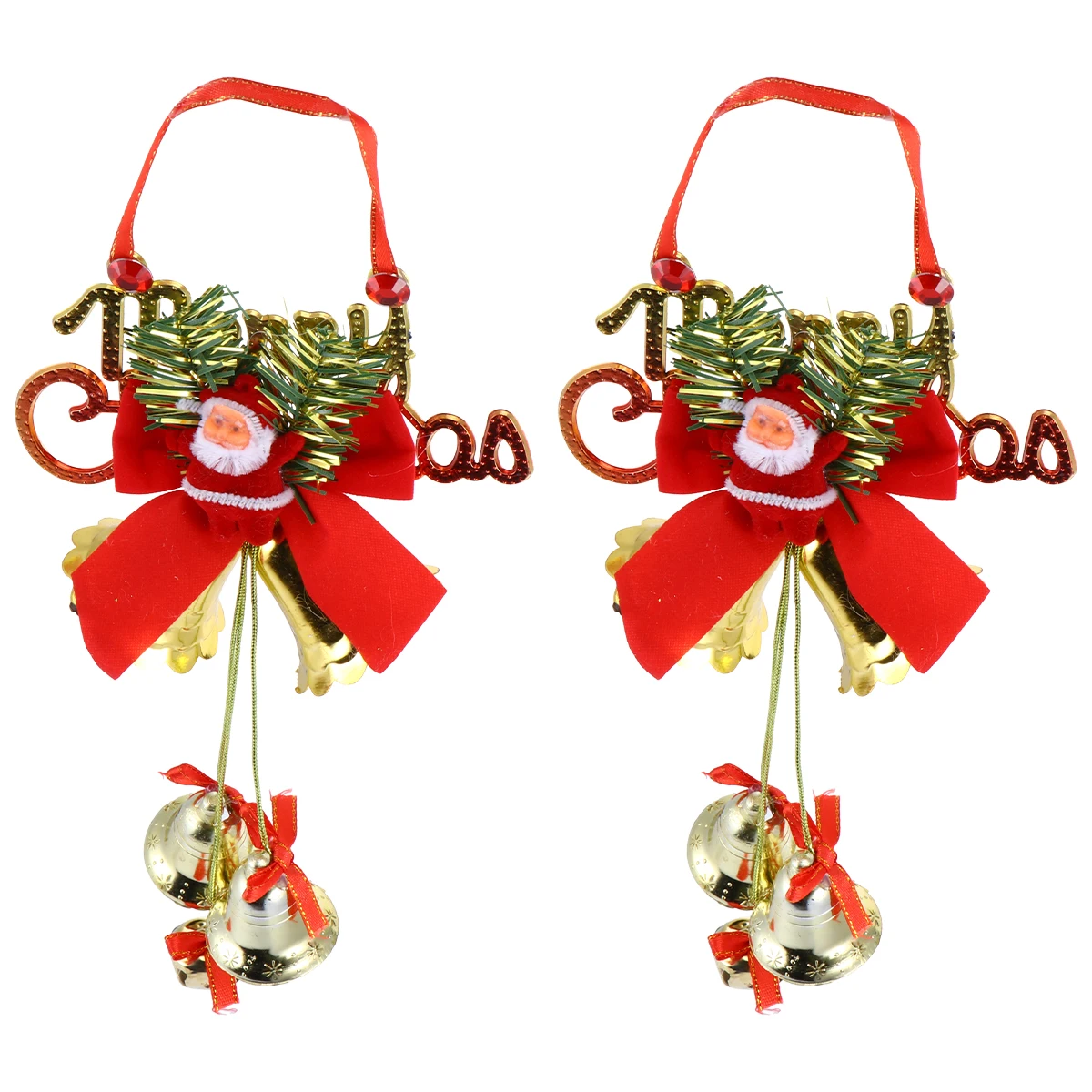 2 Pcs Hanging String Christmas Tree Christmas Hanging Bell Decor Ornament Xmas Bells Festive Home Door Wall Shop Decoration
2 Pcs Hanging String Christmas Tree Christmas Hanging Bell Decor Ornament Xmas Bells Festive Home Door Wall Shop Decoration