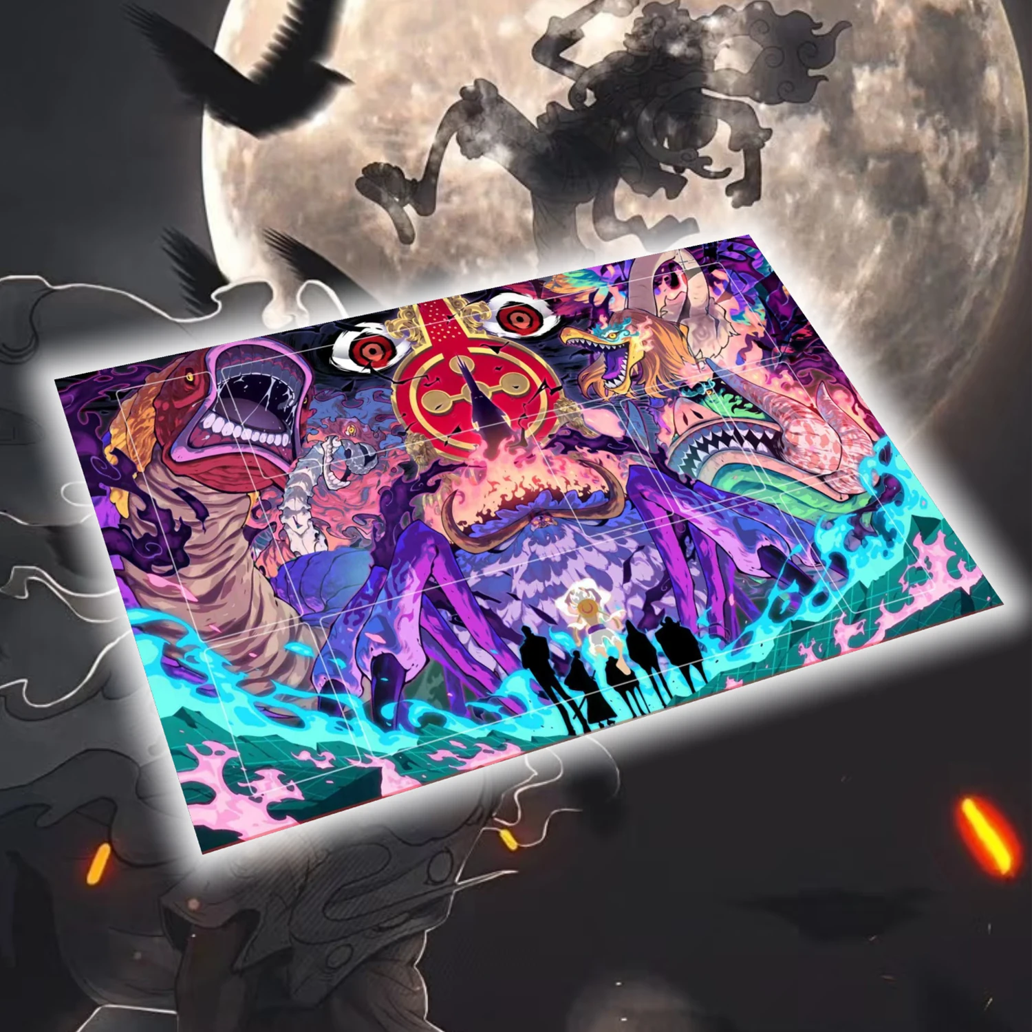 600X350X2Mm Diy One Piece Luffy Card Battle Mat Opcg Luffy Playmat Single Player Board Game Card Duel Plate Battle Mat Gift Toy
600X350X2Mm Diy One Piece Luffy Card Battle Mat Opcg Luffy Playmat Single Player Board Game Card Duel Plate Battle Mat Gift Toy