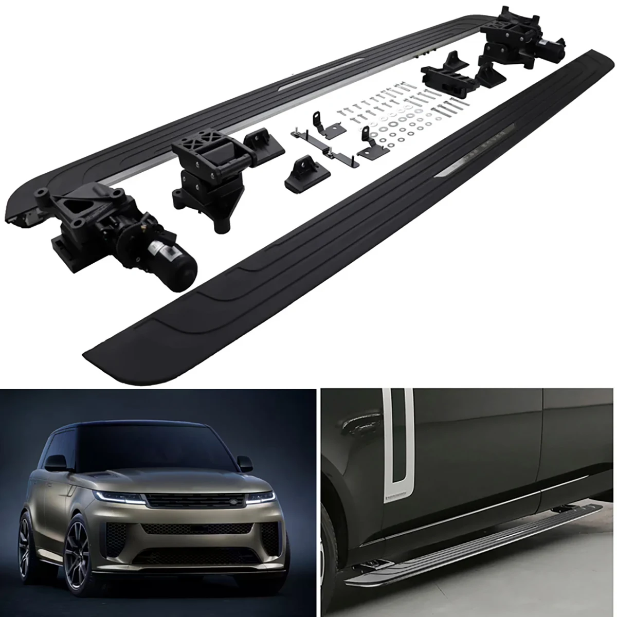 2 шт., подходят для LR Range Rover Sport 2023 2024, складные электрические подножки, боковые подножки, балка Nerf, алюминиевая, Черная
2 шт., подходят для LR Range Rover Sport 2023 2024, складные электрические подножки, боковые подножки, балка Nerf, алюминиевая, Черная