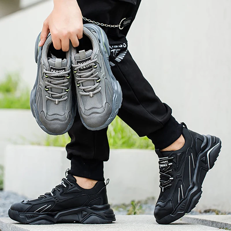 Мужская ультралегкая обувь для защиты труда на мягкой подошве, небьющаяся рабочая обувь со стальным носком и пирсингом
Мужская ультралегкая обувь для защиты труда на мягкой подошве, небьющаяся рабочая обувь со стальным носком и пирсингом