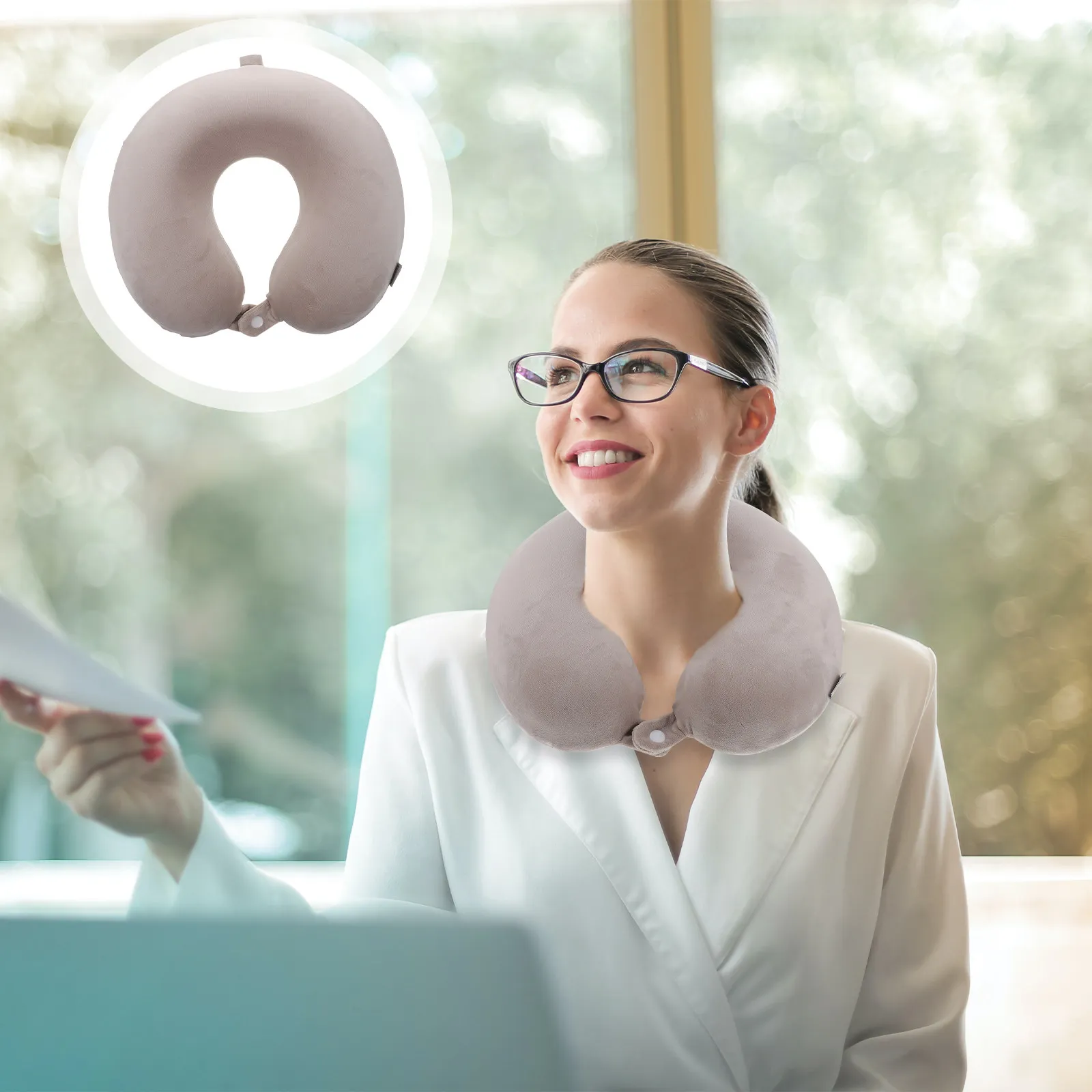 Premium U-Shaped Neck Pillow Memory Foam Core Travel Essential Portable All Season Use Memory Foams Neck Pillow
Premium U-Shaped Neck Pillow Memory Foam Core Travel Essential Portable All Season Use Memory Foams Neck Pillow