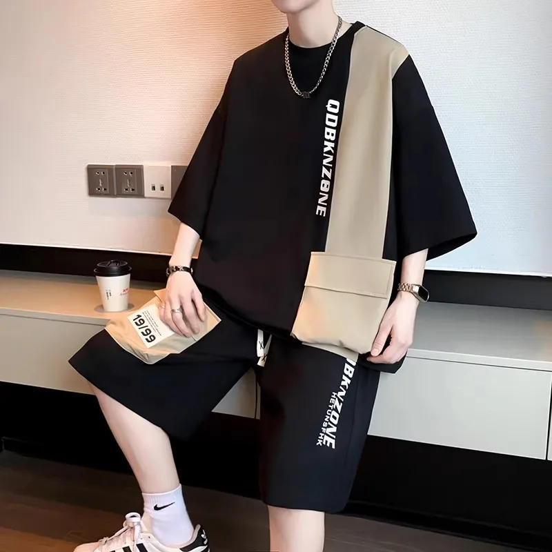 2026 Summer Men Matching Set Streetwear Loose Fit Short Sleeve Tee Shorts Outfit Casual Athletic Wear
2026 Summer Men Matching Set Streetwear Loose Fit Short Sleeve Tee Shorts Outfit Casual Athletic Wear