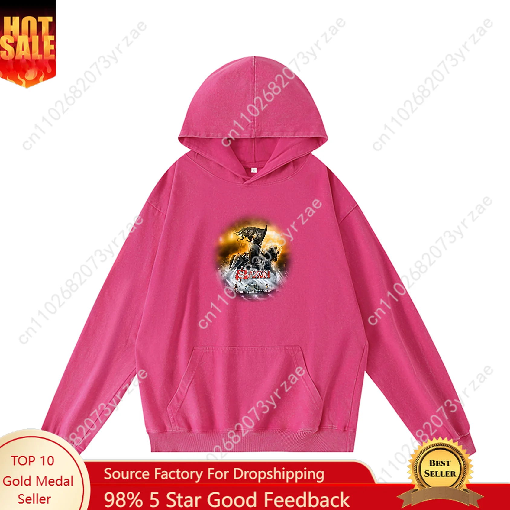 Saxon Band Retro Hooded Sweatshirt Mans Womans Teenager Vintage Fashion Personality Pullover Sweat Shirt Customized Sports Tops
Saxon Band Retro Hooded Sweatshirt Mans Womans Teenager Vintage Fashion Personality Pullover Sweat Shirt Customized Sports Tops