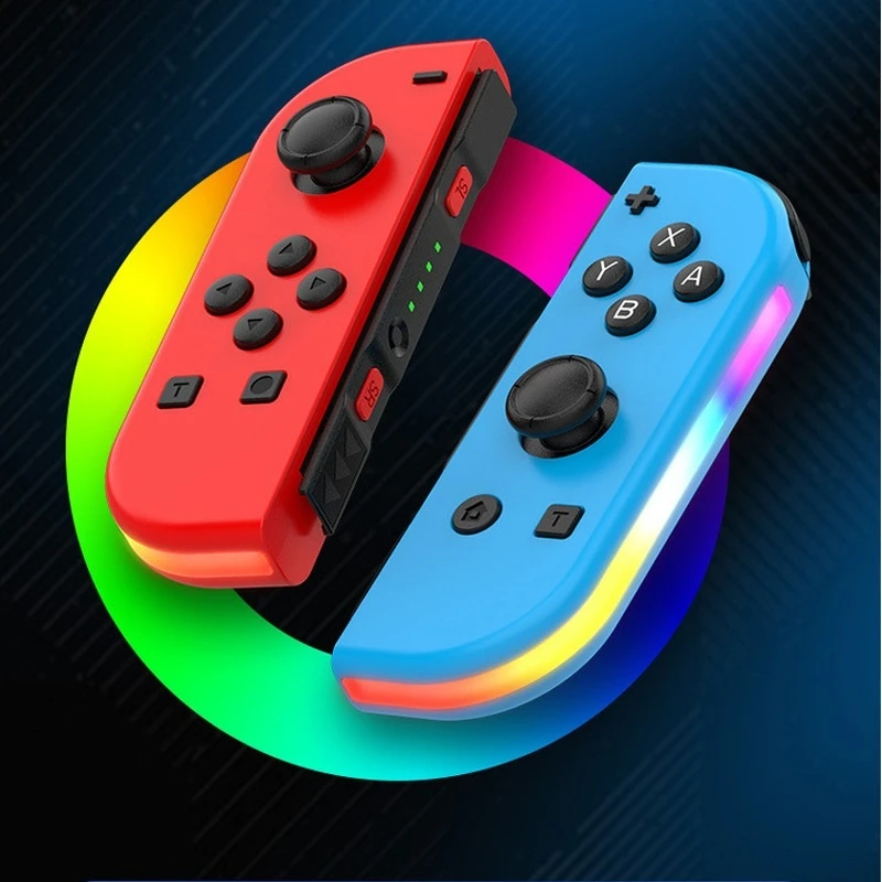 New Switch Left And Right Wireless Bluetooth Gamepad With Lights Sensory Vibration Game Controller Gathering Home Joy ConGamePad
New Switch Left And Right Wireless Bluetooth Gamepad With Lights Sensory Vibration Game Controller Gathering Home Joy ConGamePad