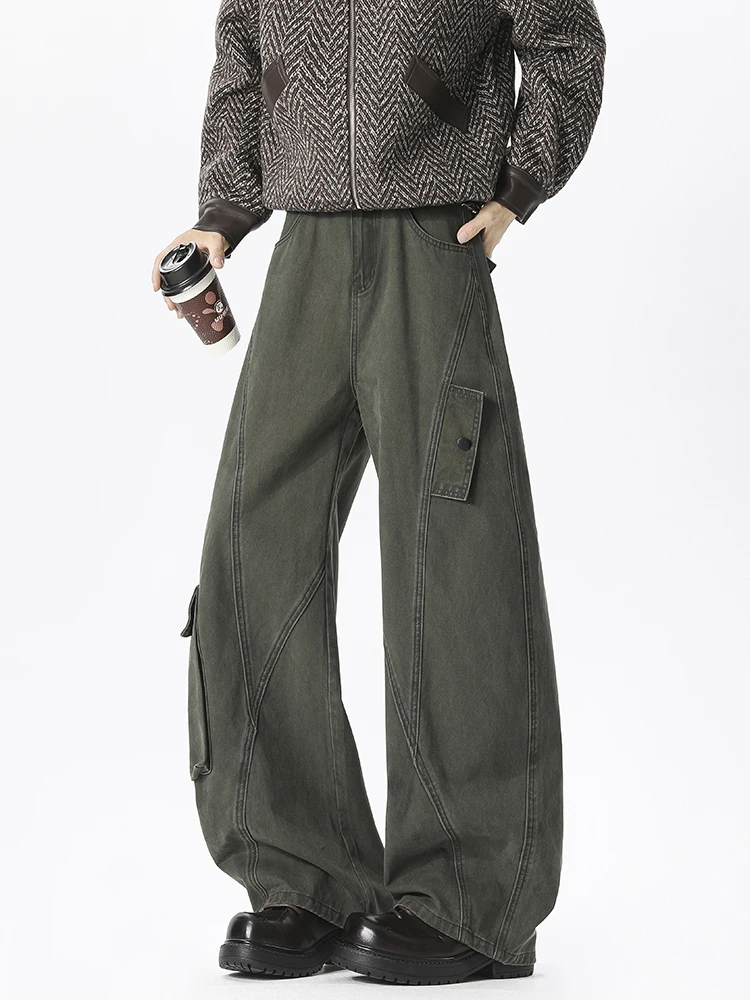 Men's Casual Cotton Workwear Pants Straight Leg Loose Fit Waed Retro Trendy Comfortable Spring Autumn Seasonal Trousers
Men's Casual Cotton Workwear Pants Straight Leg Loose Fit Waed Retro Trendy Comfortable Spring Autumn Seasonal Trousers