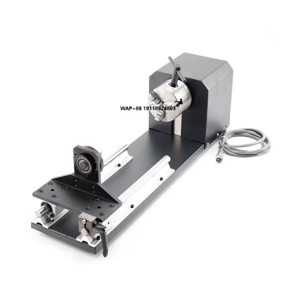 CNC Router Rotary Axis Attachment for CO2 Engraving Cutting Machine with 80mm 3-jaw Chuck 2Phase Stepper Motor
CNC Router Rotary Axis Attachment for CO2 Engraving Cutting Machine with 80mm 3-jaw Chuck 2Phase Stepper Motor
