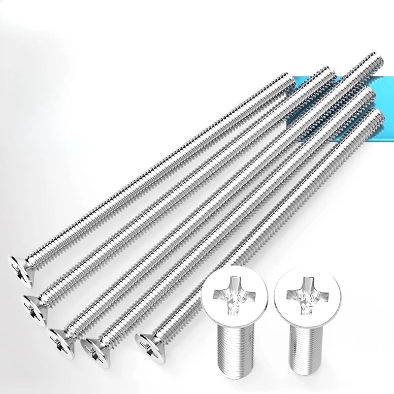 304 stainless steel extra long countersunk head cross screws M2 M3 M4 M5 M6*110 120 130 150 200
304 stainless steel extra long countersunk head cross screws M2 M3 M4 M5 M6*110 120 130 150 200