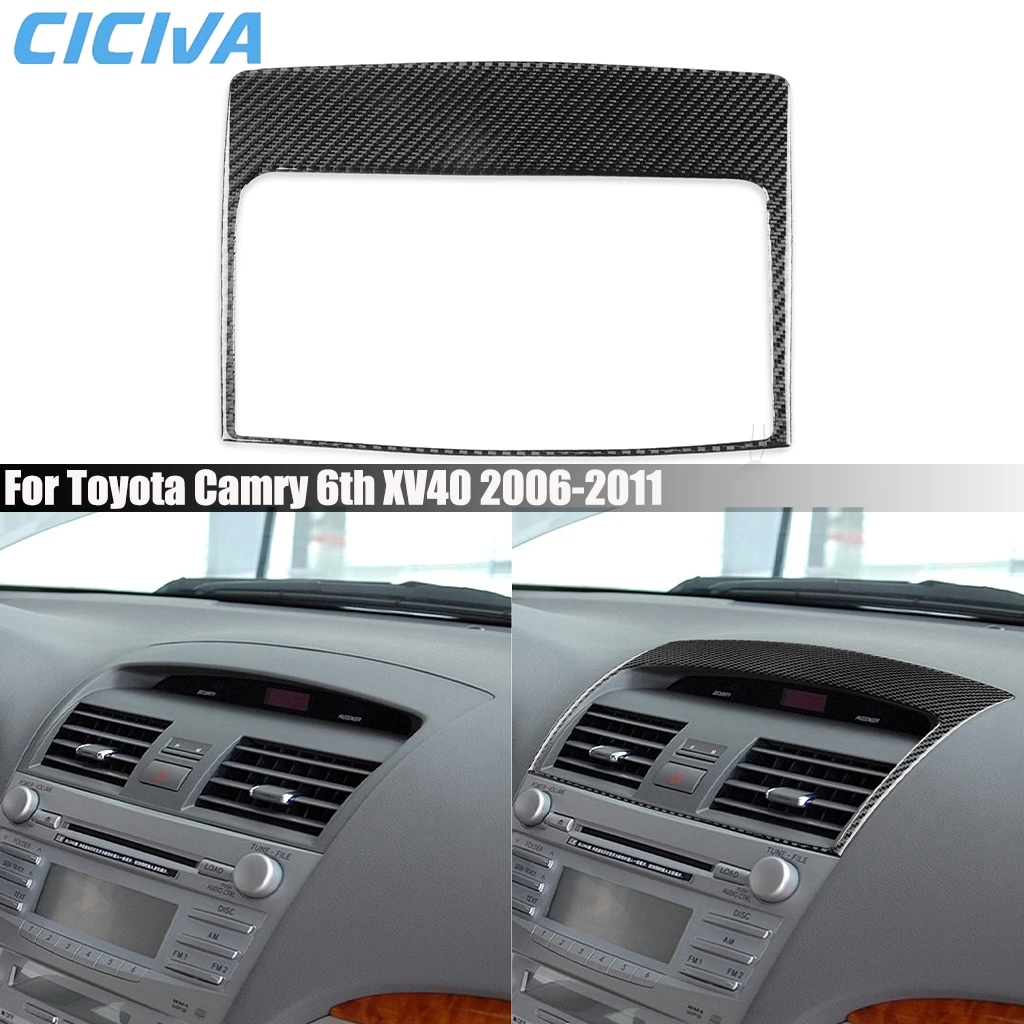 For Toyota Camry 6th XV40 2006-2011 Carbon Fiber Dashboard Air Vent Outlet Panel Car Accessories Interior Cover Stickers Trim
For Toyota Camry 6th XV40 2006-2011 Carbon Fiber Dashboard Air Vent Outlet Panel Car Accessories Interior Cover Stickers Trim