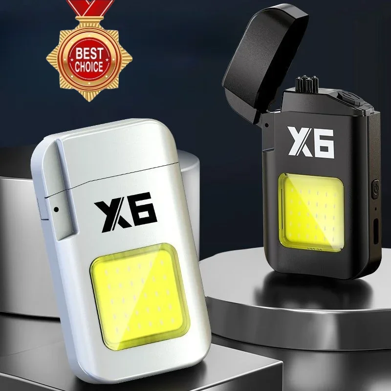 New Windproof Dual Electric Arc Lighter Plasma Pulse Flameless USB Rechargeable Lighter Mini Portable Work Light Men's Gift
New Windproof Dual Electric Arc Lighter Plasma Pulse Flameless USB Rechargeable Lighter Mini Portable Work Light Men's Gift
