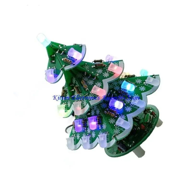 96GD LED Flowing Christmas Tree Craft Set With Solder Practice Electronic Assembly
96GD LED Flowing Christmas Tree Craft Set With Solder Practice Electronic Assembly