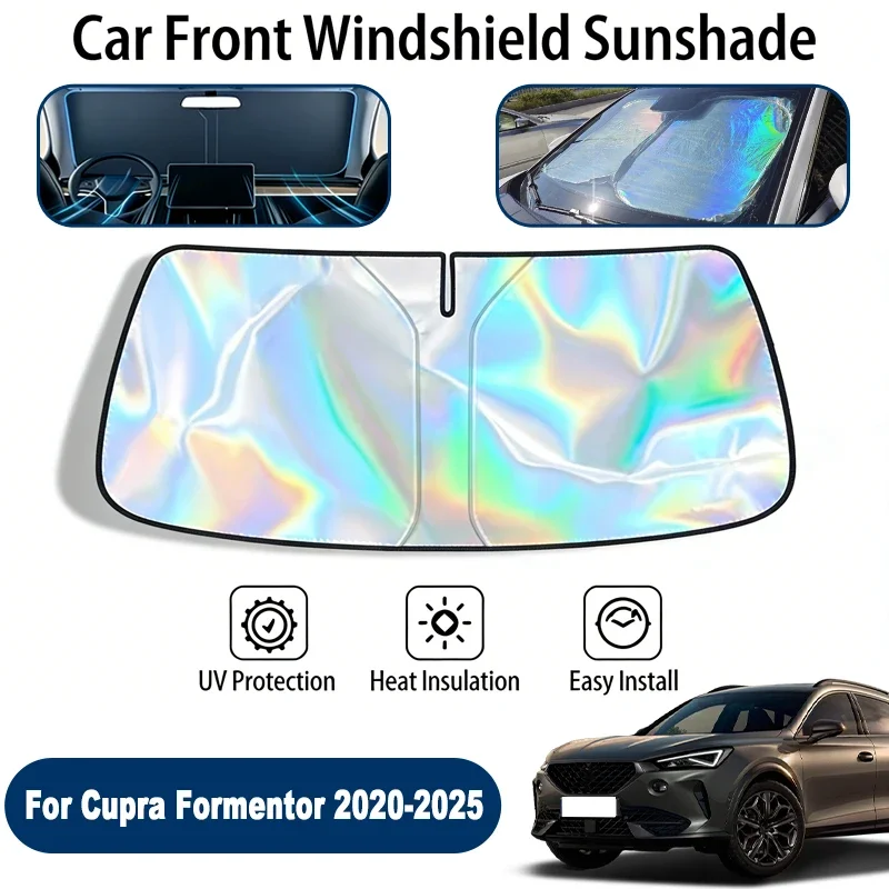 Car Windshield Sun Shade UV Reflective Sun Visor Protection Cover For Cupra Formentor 2020-2025
Car Windshield Sun Shade UV Reflective Sun Visor Protection Cover For Cupra Formentor 2020-2025