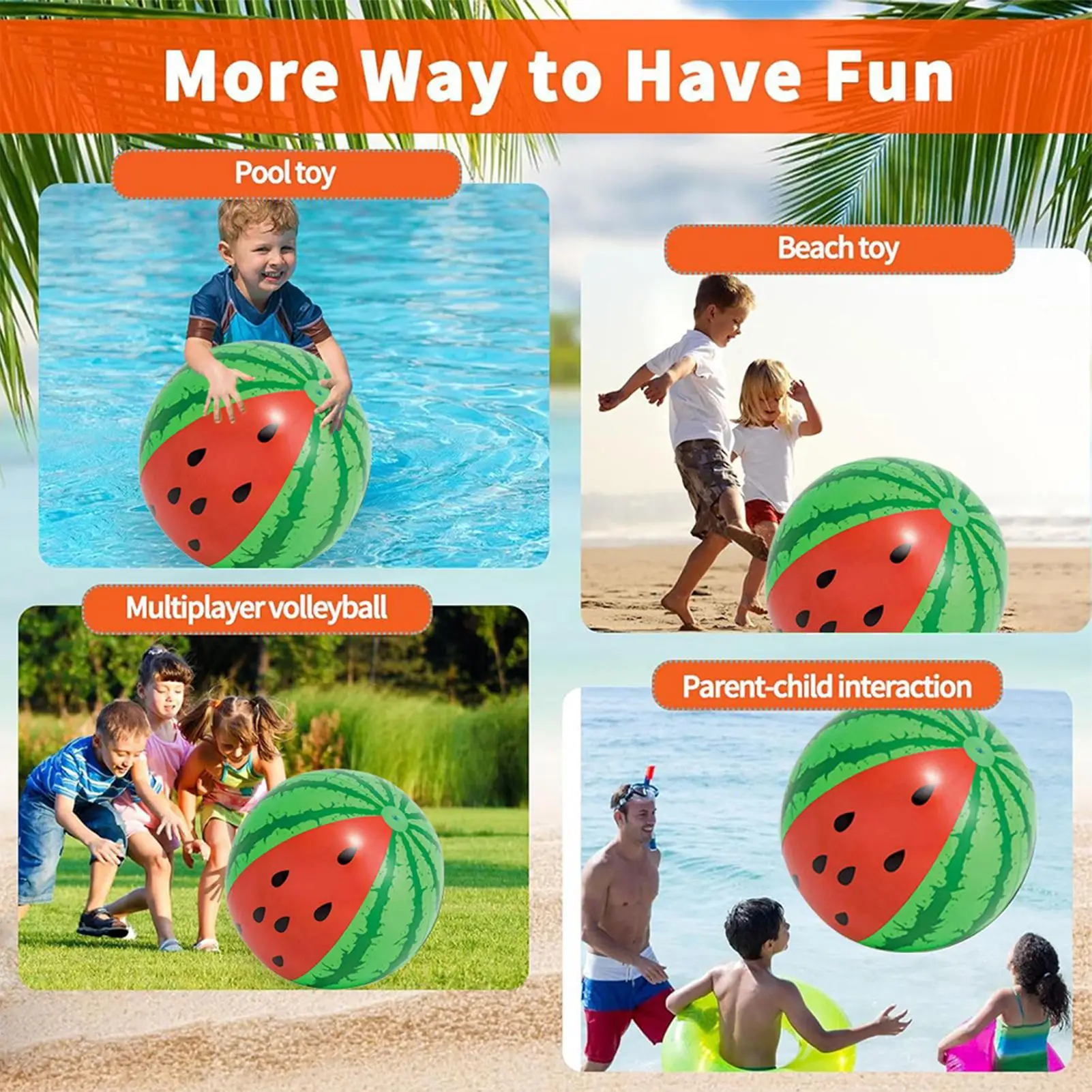 Watermelon Pool Toy 29.52In PVC Large Pool Float Hawaiian Blow Up Beach Balls For Kids Adults Water Park Vacation Lake Backyard
Watermelon Pool Toy 29.52In PVC Large Pool Float Hawaiian Blow Up Beach Balls For Kids Adults Water Park Vacation Lake Backyard