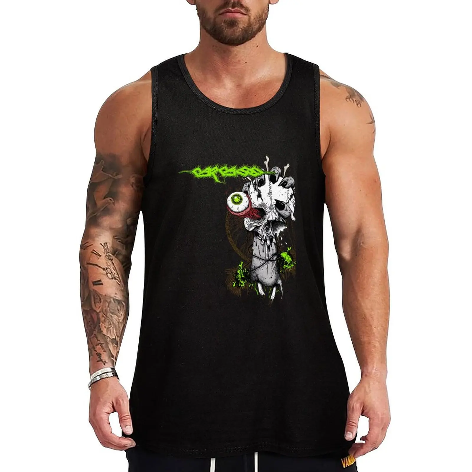 Carcass Tank Top High Stretch Tank Top Athletic Fit Workout Shirt
Carcass Tank Top High Stretch Tank Top Athletic Fit Workout Shirt