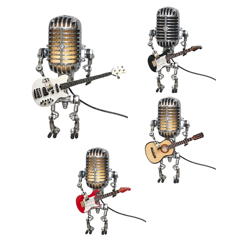 Hot Retro Style Vintage Microphone Robot Desk Lamp, Vintage Microphone Robot Touch Dimmer Lamp Table Lamp
Hot Retro Style Vintage Microphone Robot Desk Lamp, Vintage Microphone Robot Touch Dimmer Lamp Table Lamp