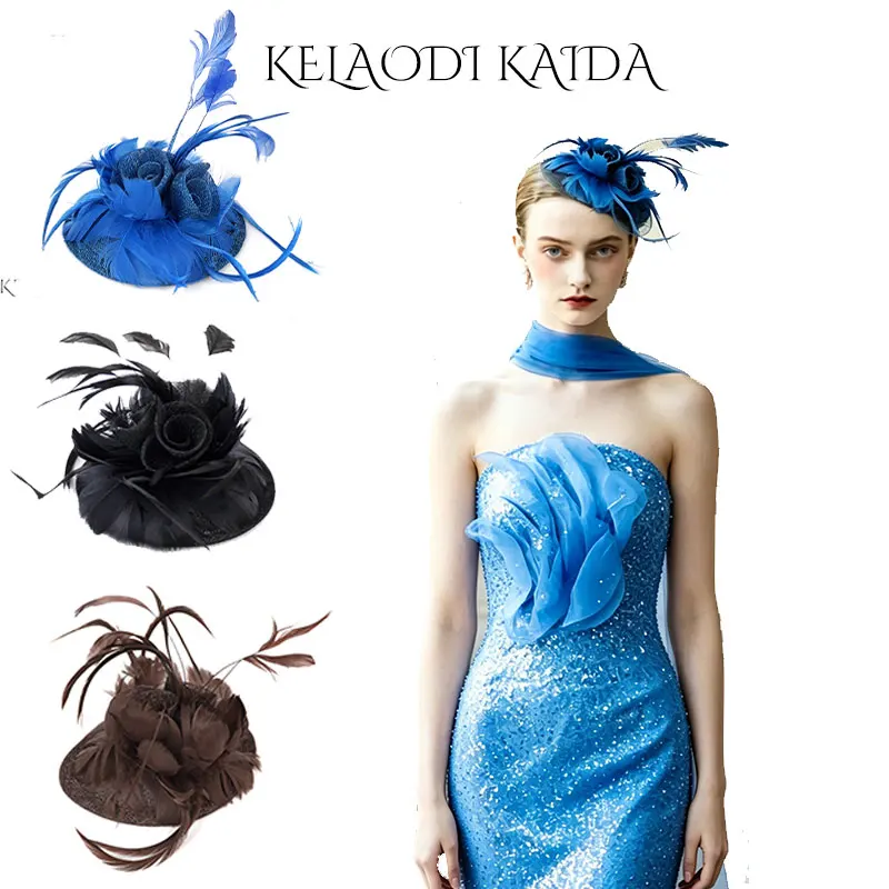 Women's Feather Charm Hat Flower Mesh Cocktail Party Tea Party Headwear Kentucki Derby Wedding Bridal Hairpin Hat
Women's Feather Charm Hat Flower Mesh Cocktail Party Tea Party Headwear Kentucki Derby Wedding Bridal Hairpin Hat