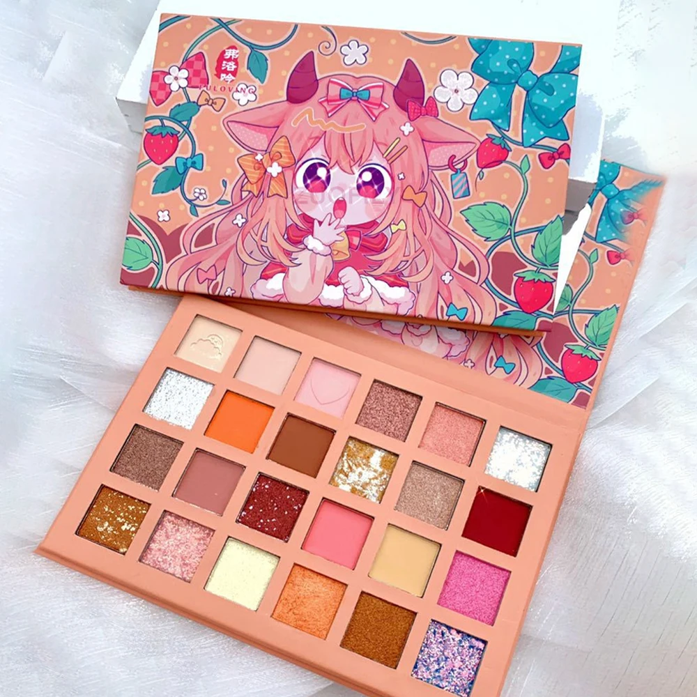 New 24 Colors Strawberry Girl Eyeshadow Palette Glitter Pearlescent Eyeshadow Waterproof Eye Plate Cute Makeup Female Cosmetics
New 24 Colors Strawberry Girl Eyeshadow Palette Glitter Pearlescent Eyeshadow Waterproof Eye Plate Cute Makeup Female Cosmetics