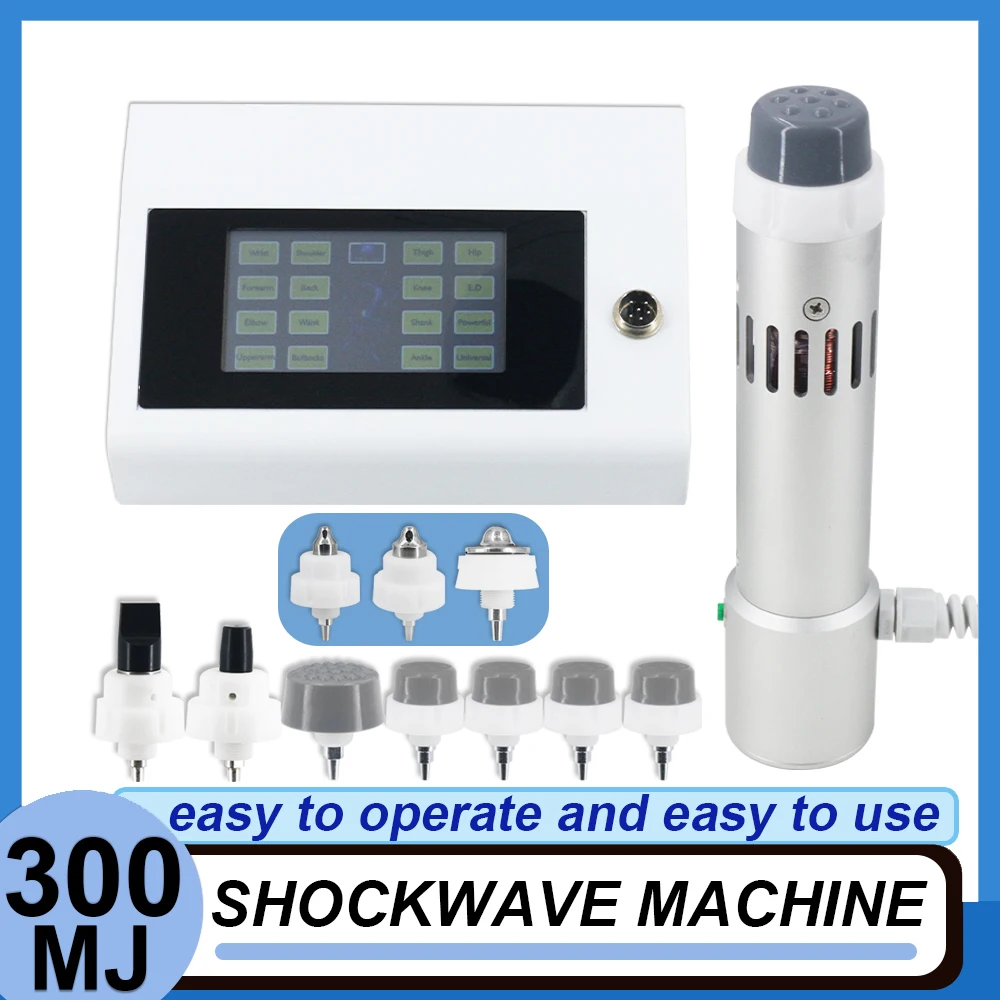 300MJ Shockwave Therapy Machine 10 Massage Heads Physiotherapy Massage Adjustable Energy Muscle Relaxation Easy Operation
300MJ Shockwave Therapy Machine 10 Massage Heads Physiotherapy Massage Adjustable Energy Muscle Relaxation Easy Operation