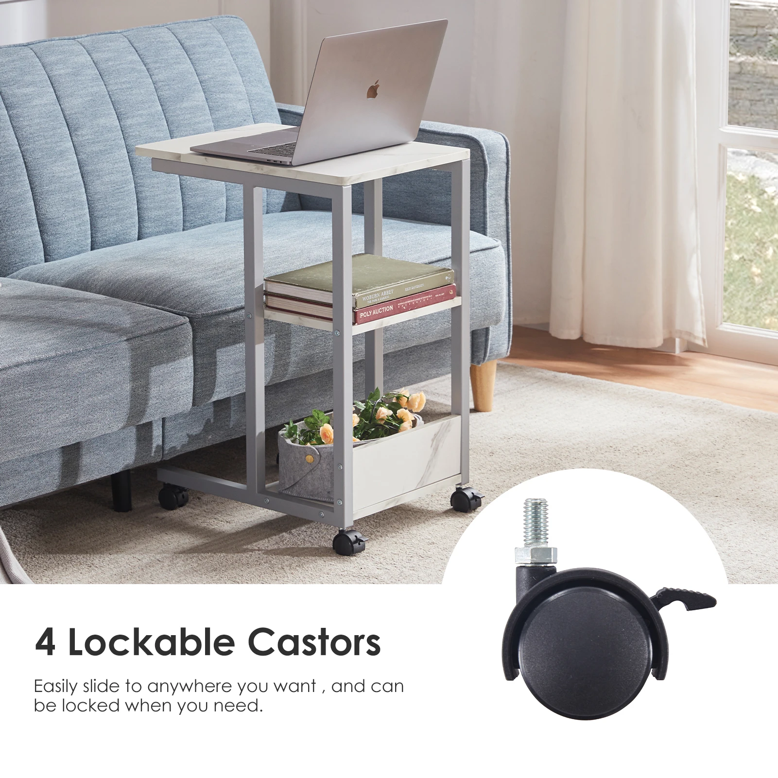 Farini Side Table – White Walnut & Silver, Chic Modern Accent Table for Living Room
Farini Side Table – White Walnut & Silver, Chic Modern Accent Table for Living Room