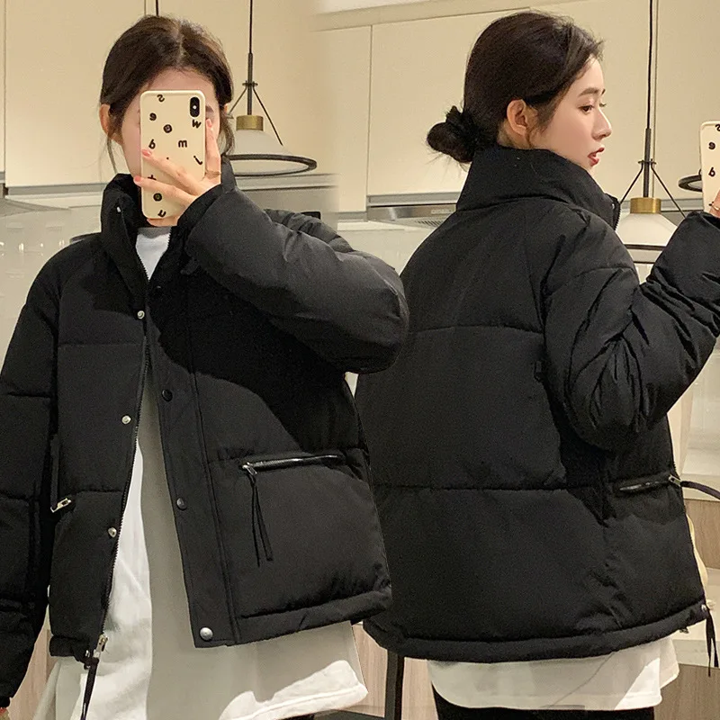 Women Short Down Cotton Jackets 2023 Autumn Winter Casual Parkas Pockets Zipper Outwear winter Female Stand Collar Snow Outwear
Women Short Down Cotton Jackets 2023 Autumn Winter Casual Parkas Pockets Zipper Outwear winter Female Stand Collar Snow Outwear